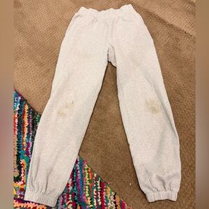 American Eagle Outfitters Light Gray Joggers